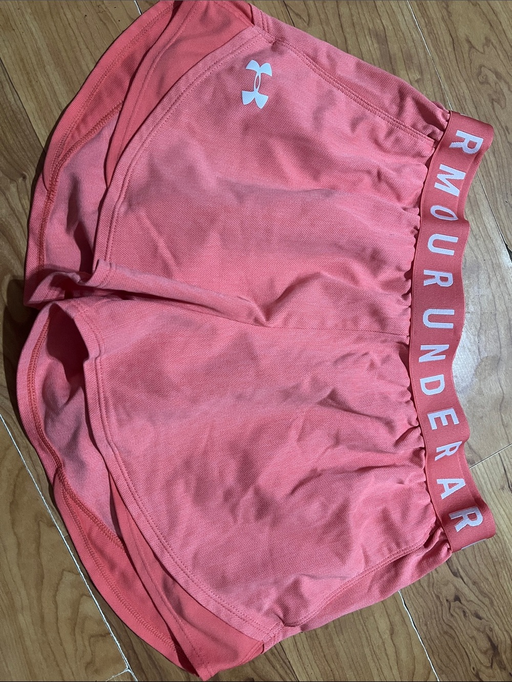 Under Armour Coral Pink Women's Athletic Shorts
